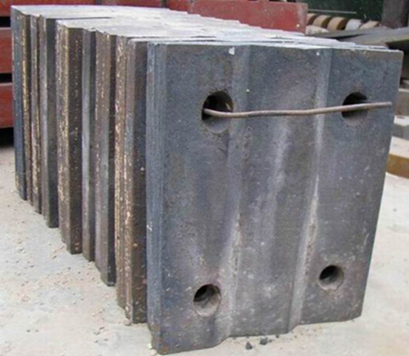 Jaw crusher jaw plate