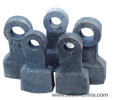 Vertical composite crusher parts